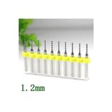 Empressco Tungsten Karbür Uçlu Freze Pcb Mikro/mini Matkap Uç 1,2mm X 10 Lu Set