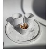 Empressco Ture Concept Gümüş Detaylı Tuzluk & Biberlik - Baharatlık Set - Fiyatı, Yorumları - Ahşap - 1 lt