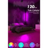 Empressco Uzaktan Kumandalı Köşe Rgb Led Abajur Aplik Gece Lambası Kumandalı 120 Cm