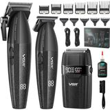 Empressco V-640 S3 Profesyonel Kablosuz Çok Fonksiyonlu Tıraş ve Sakal Seti - Seçenek 1