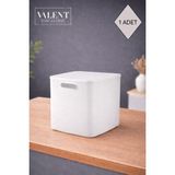Empressco Valent Nero 17 Lt Tekli Çok Amaçlı Kapaklı Organizer Kutu Makyaj Banyo Mutfak Oyuncak Düzenleyici Beyaz - Fiyatı, Yorumları - Seçenek 1 - Ahşap