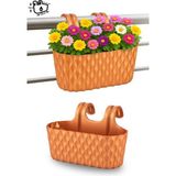 Empressco Venüs 3 Litre Askılı Balkon Saksı – 11X29 Cm, No:2, Derinlik 11 cm - Fiyatı, Yorumları - Ahşap Rengi - Seçenek 1