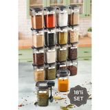 Empressco Vienev 450 ml Beyaz Etiketli 18LI Luna Kaşıklı Baharatlık - Fiyatı, Yorumları - Ahşap - 1 lt