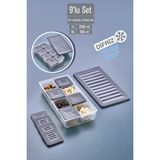 Empressco Vigentino 18 Parça 9 Bölmeli Hava Almaz Kapaklı Kahvaltılık Seti - Multi Saklama Kabı Kahvaltı Takımı - Fiyatı, Yorumları - Ahşap
