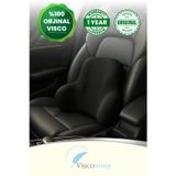 Empressco Visco Araba Bel Desteği Ortopedik Visco Araç Bel Minderi Visco Bel Destek Minderi SİYAH renk