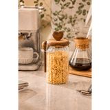 Empressco Welcomein Akasya Kapaklı Cam Kavanoz 760 ml Kaşıklı | Hava Geçirmez Baharatlık Çay Kahve Şeker Saklama Kabı - Fiyatı, Yorumları - Altın - 1 - 1,3 lt