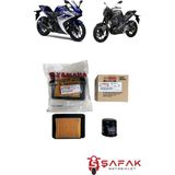Empressco Yamaha R25 MT25 Hava Yağ Filtreleri Seti, Yüksek Performans ve Dayanıklılık - 0 - 3 Yaş - 0 - Siyah