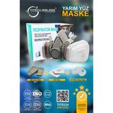 Empressco Yarım Yüz Gaz Maskesi Filitreli - Fiyatı, Yorumları - Seçenek 1 - 0