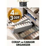 Empressco Yegge Çekmece ve Dolap Içi Düzenleyici, Raf Düzenleyici, Katlanabilir Çorap ve Çamaşır Organizer Kutu - Fiyatı, Yorumları - Ahşap Rengi - Seçenek 1