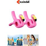 Empressco Yenigeldi 2 Adet Pembe Flamingo Plaj Havlu Mandal Klipsi – Güçlü Tutuş ve Taşınabilir - Fiyatı, Yorumları - Altın - 0 - 12 Ay