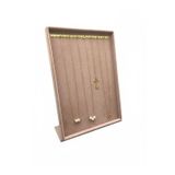 Empressco Yerli Üretim Süet Kumaş Tırnaklı Pembe Renk 34/24 Cm Ayaklı Tesbih Takı Stand