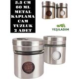 Empressco Yeşil Adım Metal Kaplama Cam Tuzluk Baharatlık 2 Adet - Fiyatı, Yorumları - Kestane Akaju - Seçenek 1