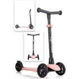 Empressco Yüksekliği Ayarlanabilir Turbo 3 Tekerlekli Scooter, Pembe, Eğlenceli ve Pratik - Ahşap - Seçenek 1