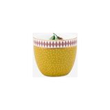 Empressco Yumurtalık, Sarı Porselen, 5 Cm, Şık ve Hafif Tasarım - Ahşap
