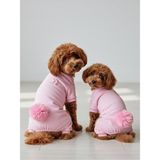Empressco Yumuşak Pamuklu Köpek Tulumu, Pastel Pembe, Rahat ve Şık Tasarım - Seçenek 1