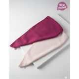Empressco Yumuşak ve Hafif 2'li Pamuk Saç Havlusu Seti, Pembe / Fuşya - 0 - 1 Yaş - Acı Kahve