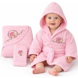 Empressco Yumuşak ve Hafif Bebek Çocuk Bornoz Havlu Takımı Set 0-2 Yaş - -- - 003-Lacivert