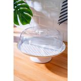 Empressco Yumuşak ve Leziz Kek Fanus, 30 Cm, Şık ve Pratik Saklama Çözümü - Seçenek 1 - 51R-Turuncu