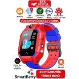 Empressco Z2 Lbs Konumlu Akıllı Çocuk Takip Saati Sim Kartlı Arama, Kameralı, Gizli Dinleme Özellikli- Kırmızı
