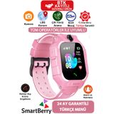 Empressco Z2 Lbs Konumlu Akıllı Çocuk Takip Saati Sim Kartlı Arama, Kameralı, Gizli Dinleme Özellikli -pembe