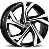 Emr 15 Inç 4X100 Clio Icon Rs Siyah Elmas Kesim Jant Modeli (4 Adet) - Black
