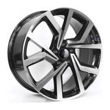 Emr 17 Inç 5X100 Superstar Polo Ibiza Uyumlu Siyah Elmas Kesim Jant Modeli Volkswagen Seat (4 Adet)