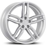 Emr 18 Inç 5X112 A3 A4 Golf Jetta Passat Gümüş Jant Modeli (4 Adet) - Silver