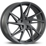 Emr 18 Inç 5X112 Agt Gun Metal Jant Modeli (4 Adet) - Gri