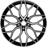 Emr 18 Inç 5X112 Vossen Hf2 Siyah Elmas Kesim Jant Modeli Volkswagen Seat Skoda ( 4 Adet)