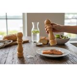 Emr Ahşap Öğütücü - Karabiber Öğütücüsü ve Tuzluk 2 Li Set 21-22 Cm. - Kahve - 110 ml