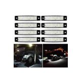 Emr Dorse Parmak Lamba 12 -24 Volt 6 Ledli (Beyaz Renk) 10 Adet Parmak Led Dorse Kamyon