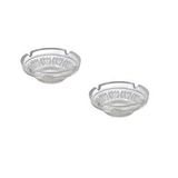 Emr kristal kesme cam küllük 2 li cam kül tablası 11cm.33081