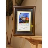 Emr Züccaciye Ahşap Görünümlü 2 Li Pvc Fotoğraf Çerçevesi 15x21 Cm. Kahverengi