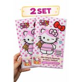 Emrah Gültekin 2 Set Boyama Kitabı Hello Kitty + Sticker Maske | Mini Sürpriz Oyuncak ve Şeker Hediyeli