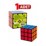 Emrah Gültekin 3x3 Zeka Küpü Rubik Küp Mantık ve Zeka Geliştirici Puzzle Oyunu Hız Küpü 1 Adet Renkli Hediye Paketinde