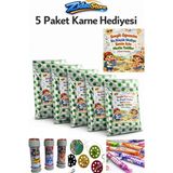Emrah Gültekin 5 Paket Okul-Kreş-Cami Karne Hediyesi Seti Köpük Baloncuk Ipli Fırfır Oyuncak Miniyum Şeker Hediyeli Oyun Seti