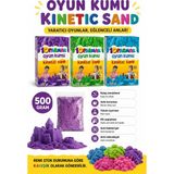 Emrah Gültekin 500 gr Kinetik Kum 1 Adet Oyun Kumu Çocuk Aktivite Kum Seti +3 Yaş Renk Karışık Gönderim