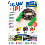 Emrah Gültekin Atlama İpi Dayanıklı Örgü İp Ergonomik Plastik Saplı Spor Fitness Atlama İpi 1 Adet Hediye Paketinde