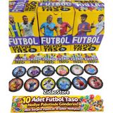 Emrah Gültekin Futbol Valyoz Taso 10 Adet | Hediye Paketli Gönderim | Mini Oyuncak ve Şeker Hediyeli Özel Set