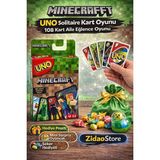 Emrah Gültekin Kart Oyunu Minecraft Uno 108 Kart Aile Oyunu Hediye Paketli Mini Sürpriz Oyuncak Şeker - Antrasit