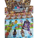 Emrah Gültekin Minecraft 2025 Kart+Sticker (48 Mini Kutu) Hediye Paketinde ve Mini Oyuncak Hediyeli Oyun Kağıtları