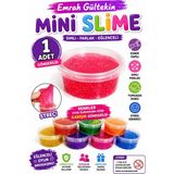 Emrah Gültekin Mini Slime 1 Adet Simli Renkli Jel Oyuncak Çocuklar Için Eğlenceli Slime