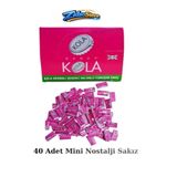 Emrah Gültekin Nostalji 40 Adet Dandy Kola Aromalı Şekerli Balonlu Yumuşak Sakız Kutu Ekonomik Orta Paket Hediye Paketinde