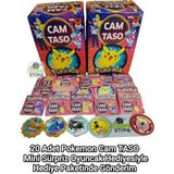 Emrah Gültekin Pokemon 20 Adet | Kahramanlar Serisi Hediye Paketli Gönderim | Mini Oyuncak ve Şeker Hediyeli Set