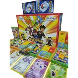 Emrah Gültekin Pokemon Oyun Kağıtları 10 Mini Kutu 60 Karakter Kartı Hediye Paketli Çocuk Oyun ve Koleksiyon Seti - 02-Sarı