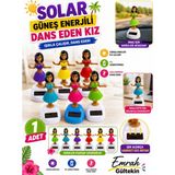 Emrah Gültekin Solar Güneş Enerjili Dans Eden Kız Işıkla Çalışan Sallanan Dekoratif Oyuncak 1 Adet