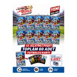 Emrah Gültekin World Football Cup Futbolcu Kartı 10 Jelatinli Poşet 60 Adet Koleksiyon Kartı Özel Seri