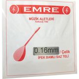 Emre 0.16 Mm Çelik Takım Tel Kısa Sap Bağlama Teli 016