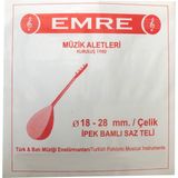 Emre 0.18 Mm Çelik Takım Tel Kısa Sap Bağlama Teli 018