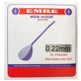 Emre 0.22 Mm Pyramid Takım Tel Uzun Sap Bağlama Teli İpek Bamlı 22-32